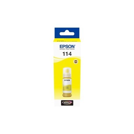 Epson 114 Original Recarga de Tinta, 70 ml, Amarelo, EcoTank ET-8500/8550 ET-8600