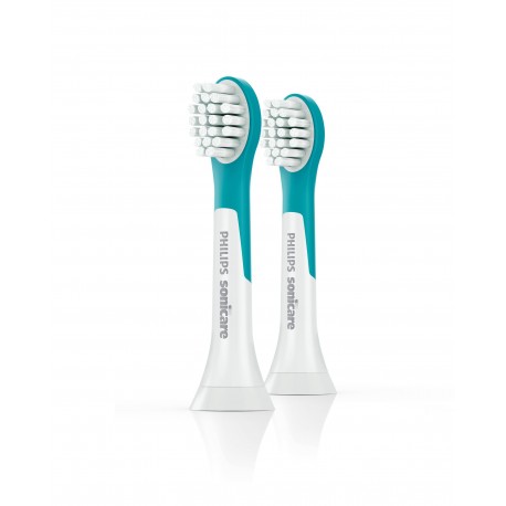 Philips Sonicare For Kids HX6032/33 cabeça de escova de dentes 2 unidade(s) Preto, Branco - 8710103659242