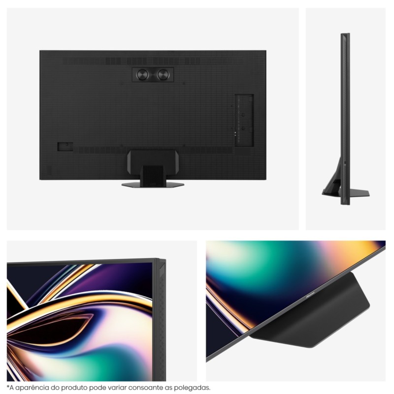 Hisense 55U8Q ULED Mini LED TV Plano 139,7 cm (55") 4K Ultra HD, Smart TV, Wi-Fi, Ethernet, LAN, Bluetooth, Preto - 6942351419220