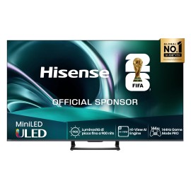 Hisense 55U7Q ULED Mini LED TV Plano 139,7 cm (55") 4K Ultra HD, Smart TV, Wi-Fi, Ethernet, LAN, Bluetooth, Preto - 6942351421032