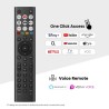 Hisense 55U7Q ULED Mini LED TV Plano 139,7 cm (55") 4K Ultra HD, Smart TV, Wi-Fi, Ethernet, LAN, Bluetooth, Preto - 6942351421032
