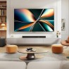 Hisense 55U7Q ULED Mini LED TV Plano 139,7 cm (55") 4K Ultra HD, Smart TV, Wi-Fi, Ethernet, LAN, Bluetooth, Preto - 6942351421032