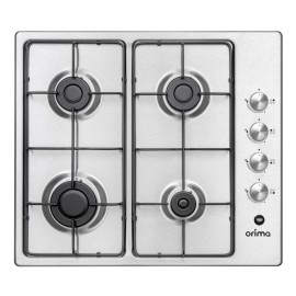 Orima ORP-41-SXI Placa de Gás, 4 Queimadores, 58 cm, Inox - 050615 - 5603883212628