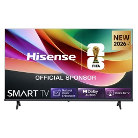 Hisense 40A4S LED TV Plano 101,6 cm (40") Full HD, Smart TV, Wi-Fi, Ethernet, LAN, Bluetooth, Preto - 6942351429359