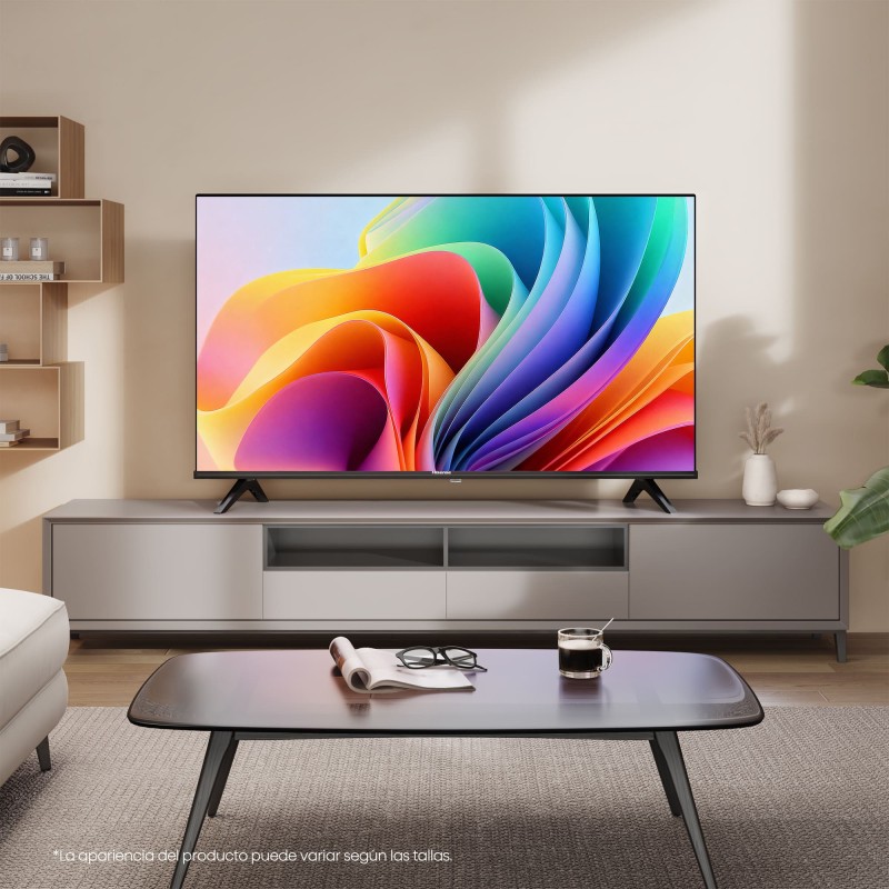 Hisense 40A4S LED TV Plano 101,6 cm (40") Full HD, Smart TV, Wi-Fi, Ethernet, LAN, Bluetooth, Preto - 6942351429359