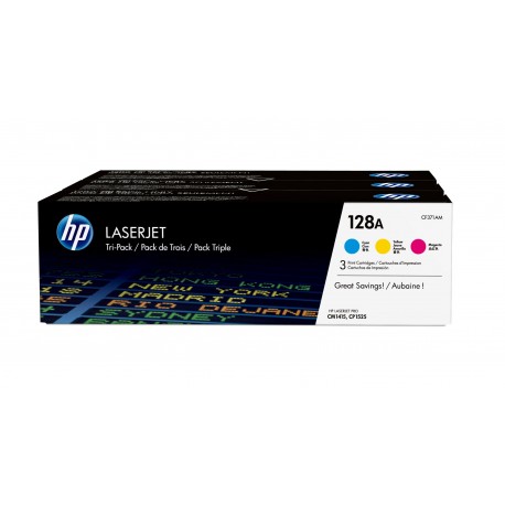 Tóner Original Hp Nº128a Multipack/ Cian/ Magenta/ Amarillo - 0887111403018