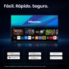 Hisense 55E7S QLED TV Plano 139,7 cm (55") 4K Ultra HD, Smart TV, Wi-Fi, Ethernet, LAN, Bluetooth, Preto - 6942351431352