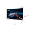 Haier H85Q800UX QLED TV Plano 216 cm (85") 4K Ultra HD, Smart TV, Wi-Fi, Ethernet, LAN, Bluetooth, Preto - 6976454831160