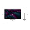 LG OLED65C56LB OLED evo AI TV Plano 165,1 cm (65") 4K Ultra HD, Smart TV, Wi-Fi, Ethernet, LAN, Bluetooth, Preto, Castanho - OLED65C56LB.AEU - 8806096363430