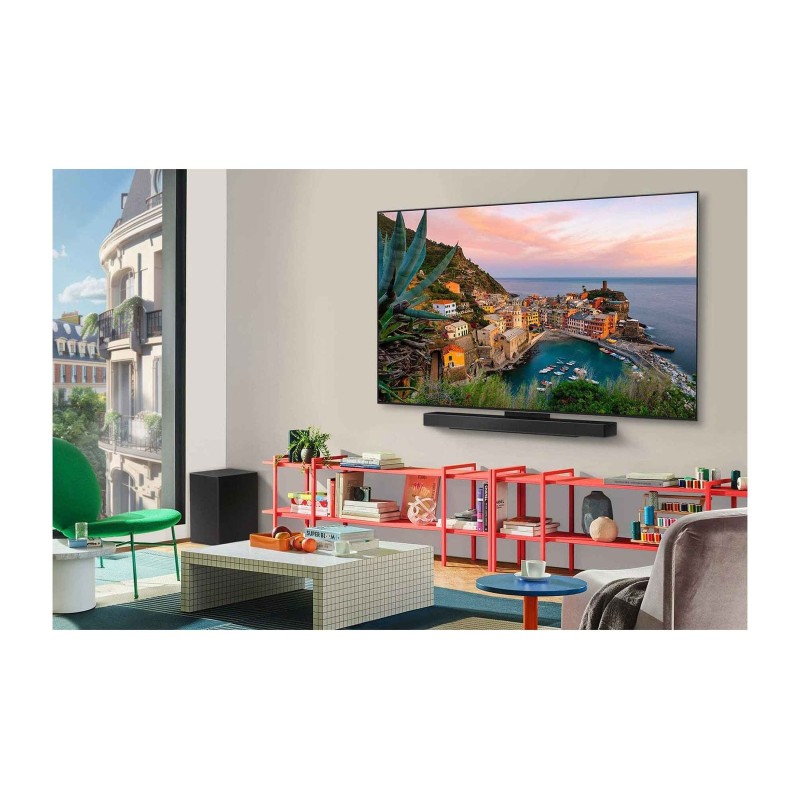 LG OLED65C56LB OLED evo AI TV Plano 165,1 cm (65") 4K Ultra HD, Smart TV, Wi-Fi, Ethernet, LAN, Bluetooth, Preto, Castanho - OLED65C56LB.AEU - 8806096363430