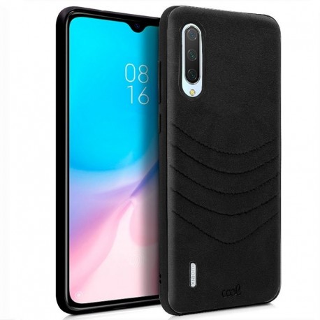 COOL Capa para Xiaomi Mi 9 Lite Pele Bordado Preto - 8434847028606