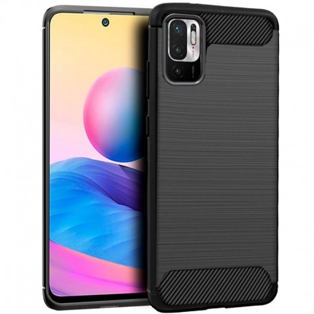 COOL Capa para Xiaomi Redmi Note 10 5G / Pocophone M3 Pro 5G Carbono Preto - 8434847055428