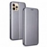 COOL Capa Flip Cover para iPhone 12 Pro Max Elegance Prateado - 8434847044279