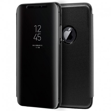 COOL Capa Flip Cover para iPhone XS Max Clear View Preto - 8434847006611