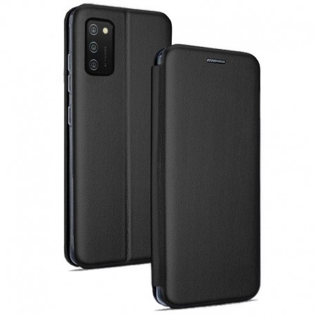 COOL Capa Flip Cover para Samsung A025 Galaxy A02s Elegance Preto - 8434847055473