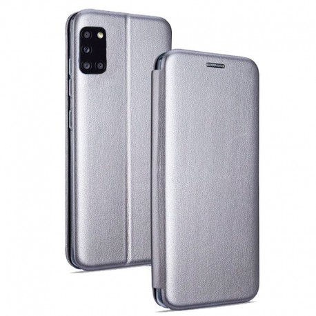 COOL Capa Flip Cover para Samsung A315 Galaxy A31 Elegance Prateado - 8434847040042