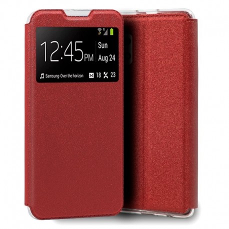 COOL Capa Flip Cover para Samsung A325 Galaxy A32 4G Liso Vermelho - 8434847051925