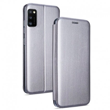 COOL Capa Flip Cover para Samsung A415 Galaxy A41 Elegance Prateado - 8434847040011