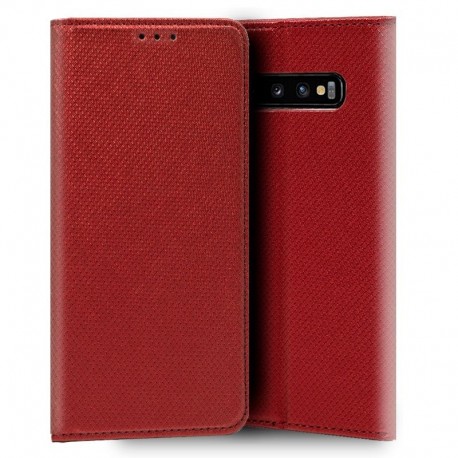 COOL Capa Flip Cover para Samsung G973 Galaxy S10 Liso Vermelho - 8434847024783