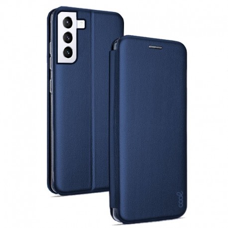 COOL Capa Flip Cover para Samsung G990 Galaxy S21 Elegance Marinho - 8434847052113