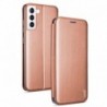 COOL Capa Flip Cover para Samsung G990 Galaxy S21 Elegance Rose Gold - 8434847052137