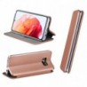 COOL Capa Flip Cover para Samsung G990 Galaxy S21 Elegance Rose Gold - 8434847052137