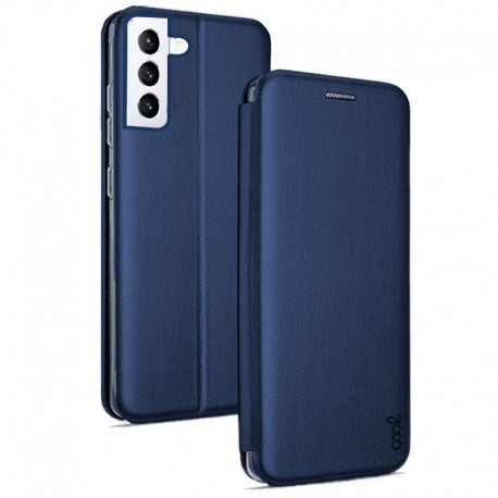 COOL Capa Flip Cover para Samsung G996 Galaxy S21 Plus Elegance Marinho - 8434847052366