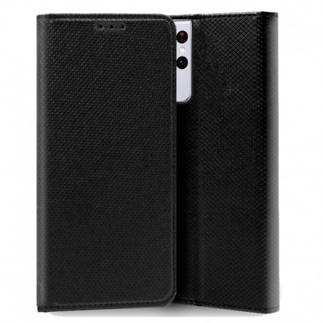 COOL Capa Flip Cover para Samsung G998 Galaxy S21 Ultra Liso Preto - 8434847050386