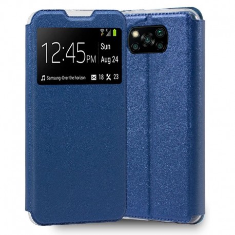 COOL Capa Flip Cover para Xiaomi Pocophone X3 / X3 Pro Liso Azul - 8434847043661