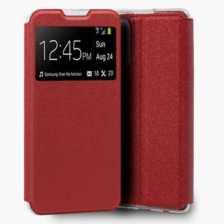 COOL Capa Flip Cover para Xiaomi Redmi Note 10 / Note 10S Liso Vermelho - 8434847052199