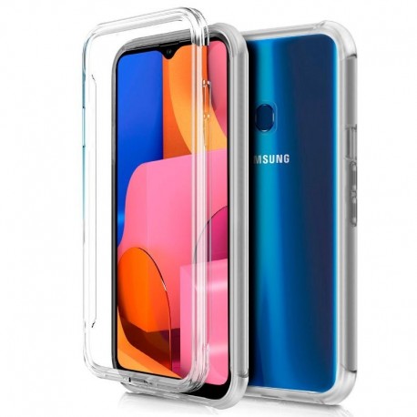 COOL Capa Silicone 3D para Samsung A207 Galaxy A20s Transparente Frontal + Traseira - 8434847041353