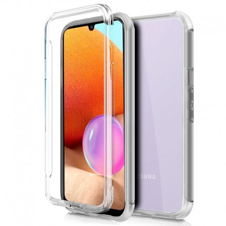 COOL Capa Silicone 3D para Samsung A325 Galaxy A32 4G Transparente Frontal + Traseira - 8434847053226