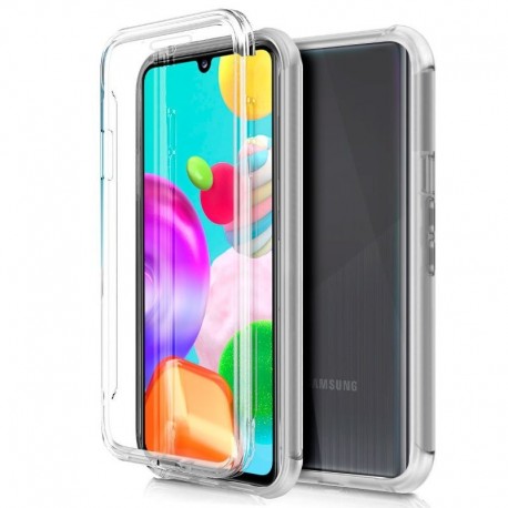 COOL Capa Silicone 3D para Samsung A415 Galaxy A41 Transparente Frontal + Traseira - 8434847036199