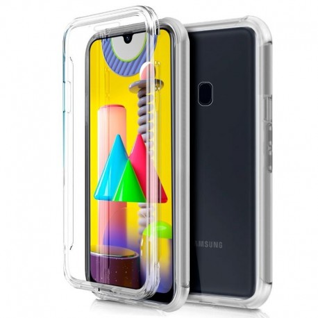 COOL Capa Silicone 3D para Samsung M315 Galaxy M31 Transparente Frontal + Traseira - 8434847036182