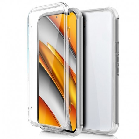 COOL Capa Silicone 3D para Xiaomi Mi 11i / Pocophone F3 Transparente Frontal + Traseira - 8434847054070