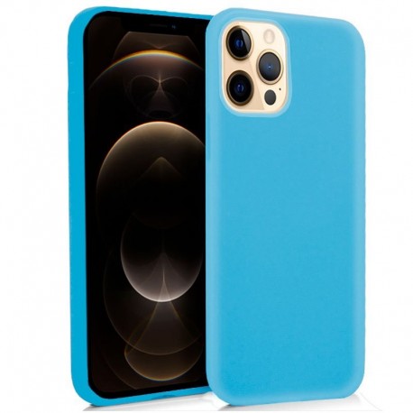 COOL Capa Silicone para iPhone 12 Pro Max Azul Claro - 8434847044989