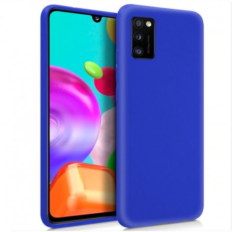 COOL Capa Silicone para Samsung A415 Galaxy A41 Azul - 8434847037035