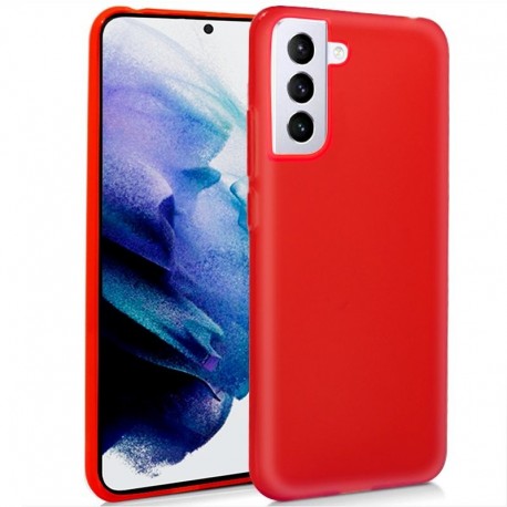 COOL Capa Silicone para Samsung G996 Galaxy S21 Plus Vermelho - 8434847050164