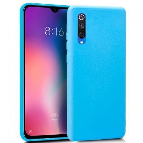 COOL Capa Silicone para Xiaomi Mi 9 SE Azul Claro - 8434847021874