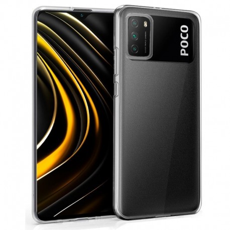 COOL Capa Silicone para Xiaomi Pocophone M3 / Redmi 9T Transparente - 8434847048185