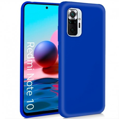 COOL Capa Silicone para Xiaomi Redmi Note 10 / Note 10s Azul - 8434847053189