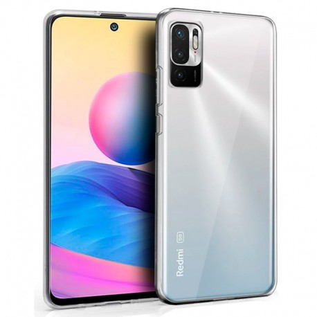 COOL Capa Silicone para Xiaomi Redmi Note 10 5G / Pocophone M3 Pro 5G Transparente - 8434847055367