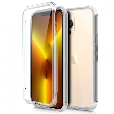 COOL Capa Silicone 3D para iPhone 13 Pro Max Transparente Frontal + Traseira - 8434847056623