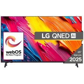 LG 65QNED70A6A QNED AI TV Plano 165,1 cm (65") 4K Ultra HD, Smart TV, Wi-Fi, Ethernet, LAN, Bluetooth, Preto - 65QNED70A6A.AEU - 8806096456842