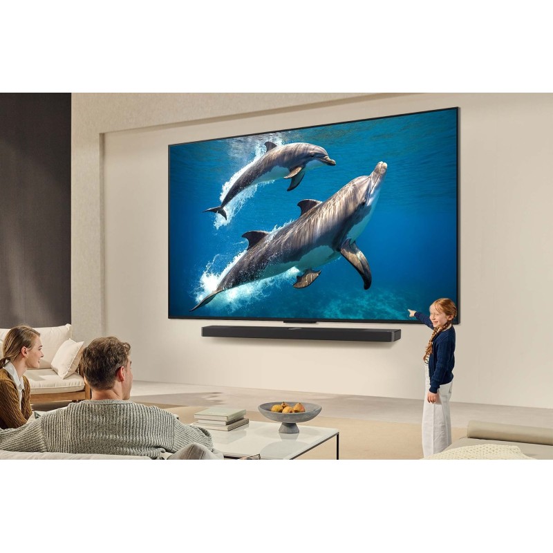 LG 65QNED70A6A QNED AI TV Plano 165,1 cm (65") 4K Ultra HD, Smart TV, Wi-Fi, Ethernet, LAN, Bluetooth, Preto - 65QNED70A6A.AEU - 8806096456842