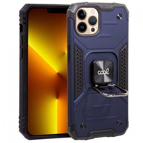 COOL Capa para iPhone 13 Pro Max Hard Ring Azul - 8434847056876