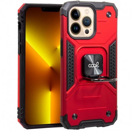 COOL Capa para iPhone 13 Pro Max Hard Ring Vermelho - 8434847056890