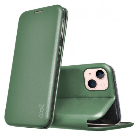 COOL Capa Flip Cover para iPhone 13 Elegance Verde - 8434847058795