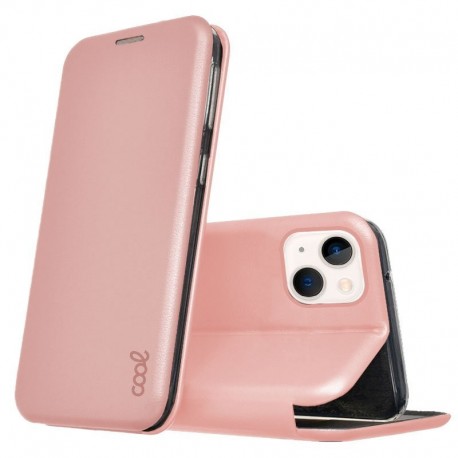 COOL Capa Flip Cover para iPhone 13 mini Elegance Rose Gold - 8434847058726