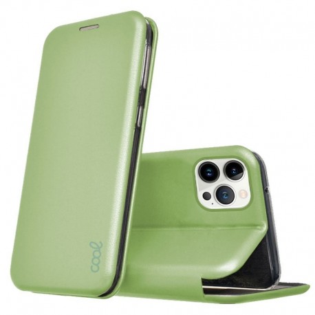 COOL Capa Flip Cover para iPhone 13 Pro Elegance Pistacho - 8434847058825